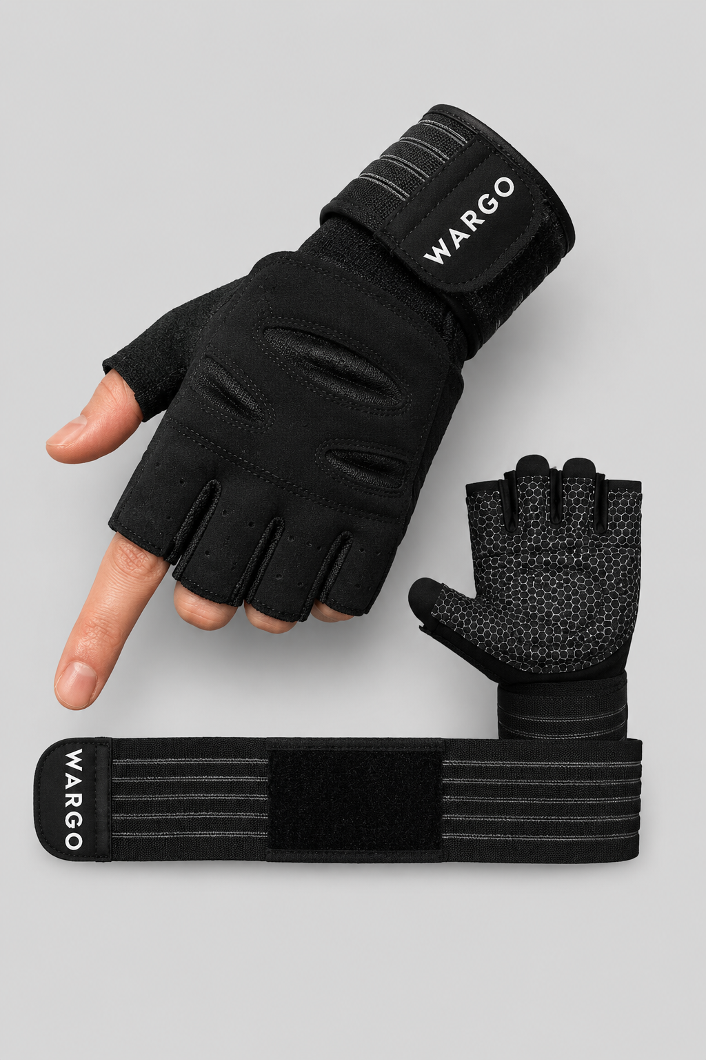 GUANTES CLASSIC 2.0 GYM  - NEGRO