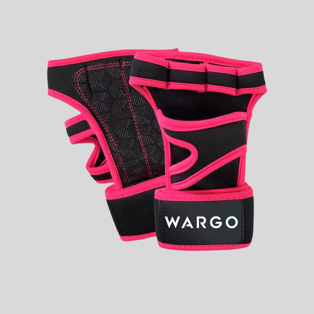 GUANTES PARA GYM DE LEVANTAMIENTO - FUCSIA