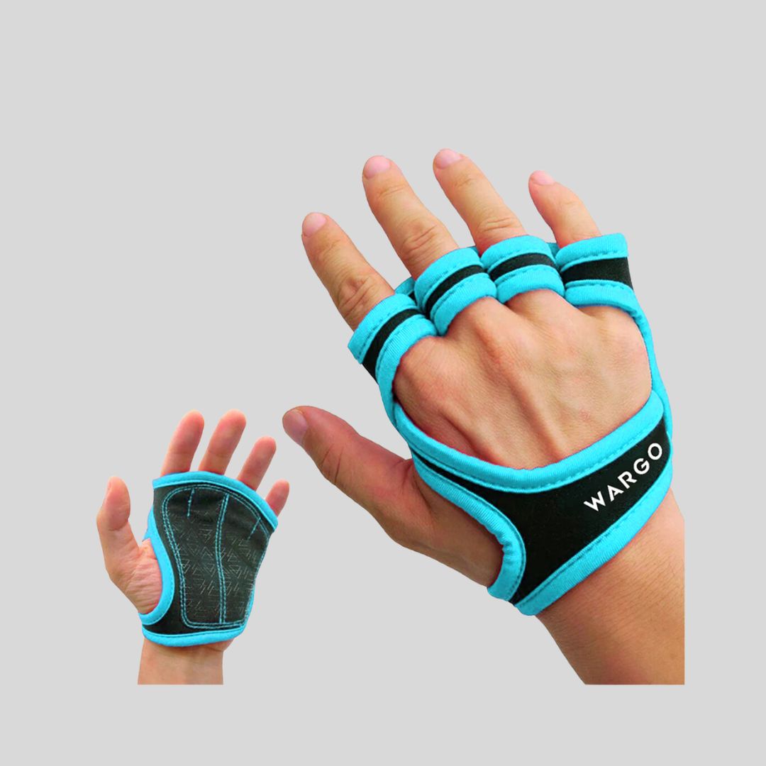 GUANTES PARA GYM - AZUL CIELO