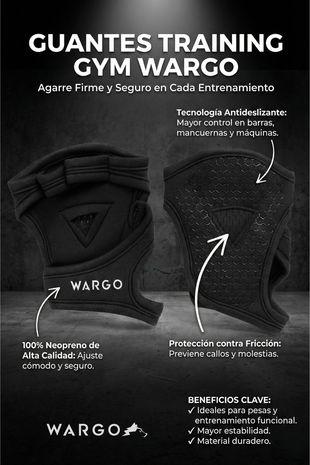 GUANTES TRAINING GYM - FUCSIA