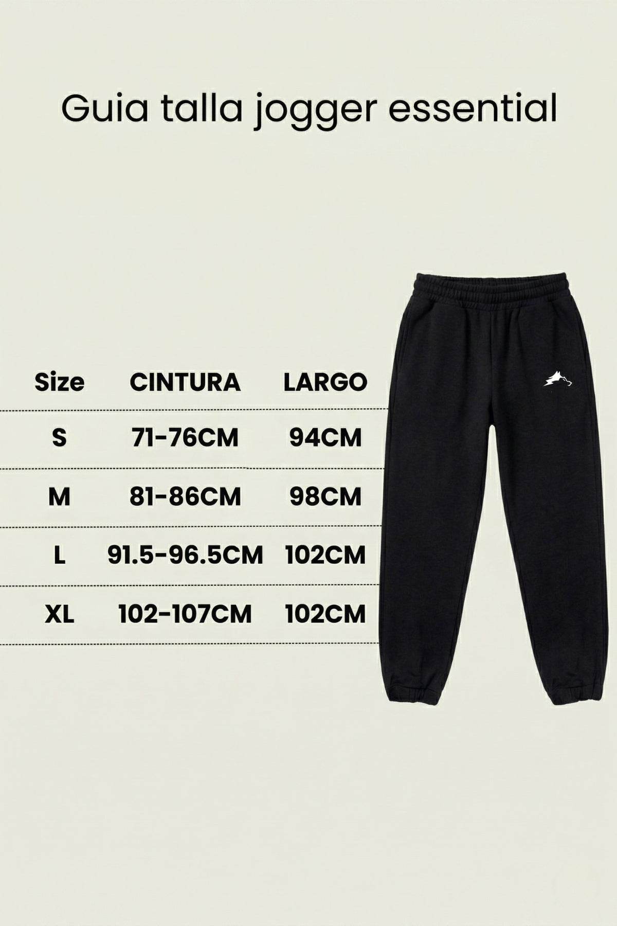 JOGGER ESSENTIAL - NEGRO
