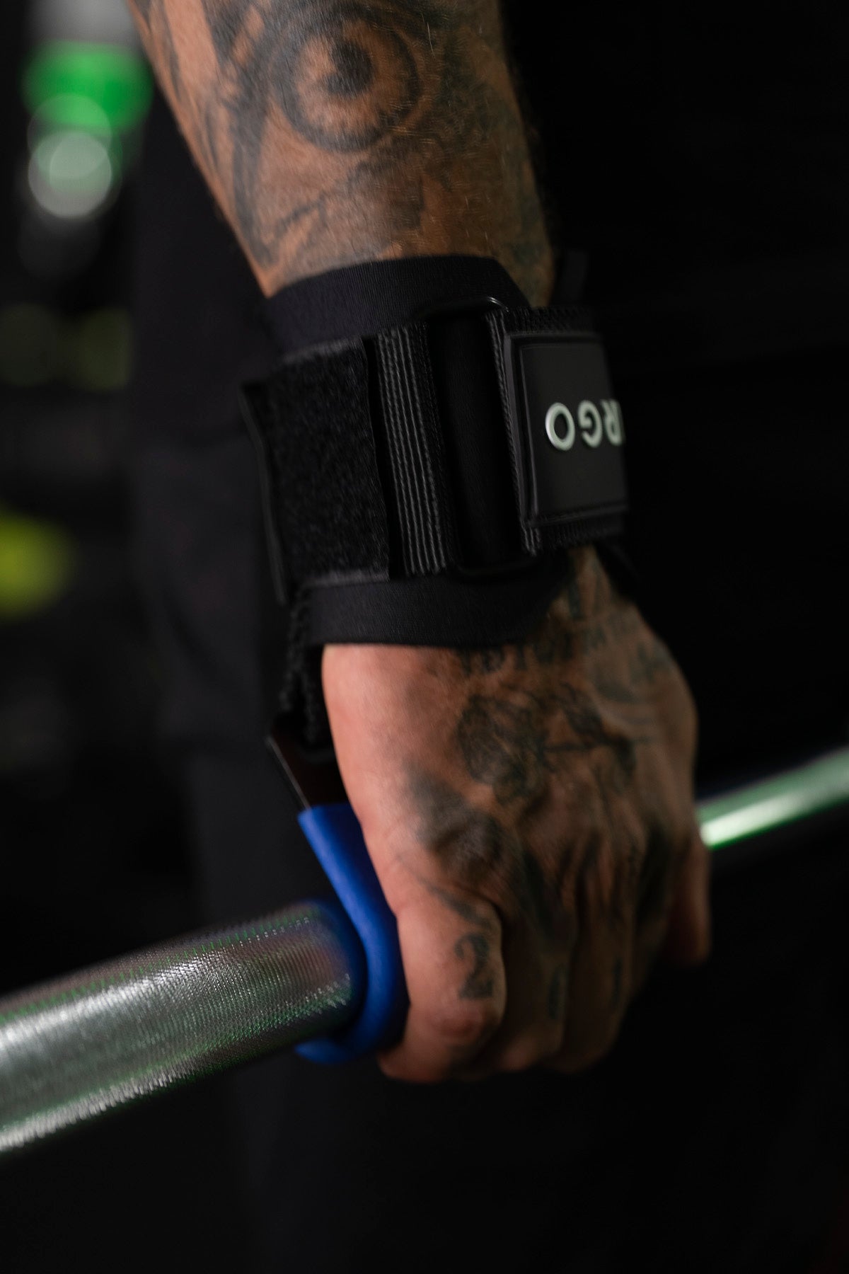 STRAPS CON GANCHO PARA GYM - AZUL