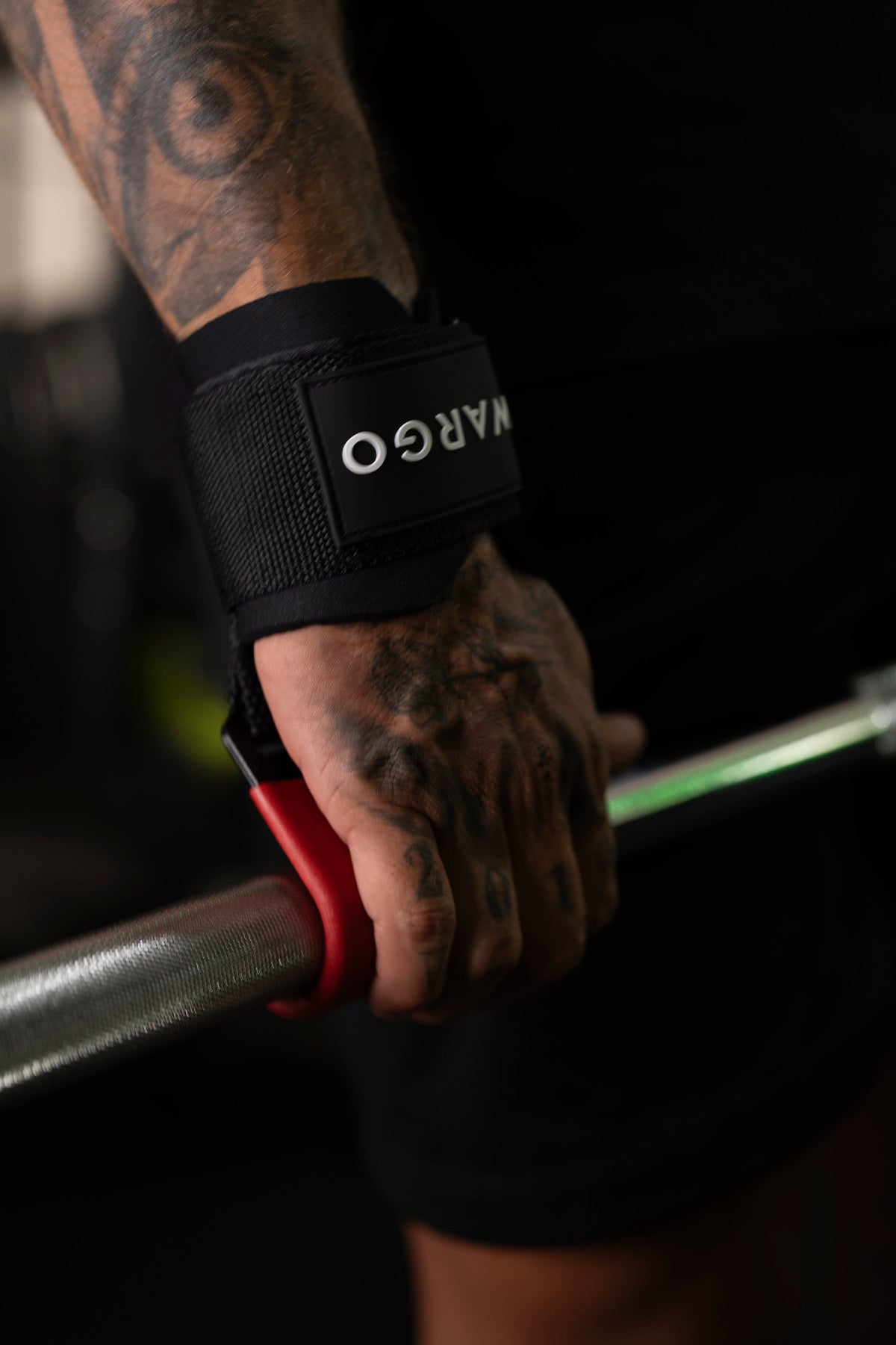 STRAPS CON GANCHO PARA GYM - ROJO
