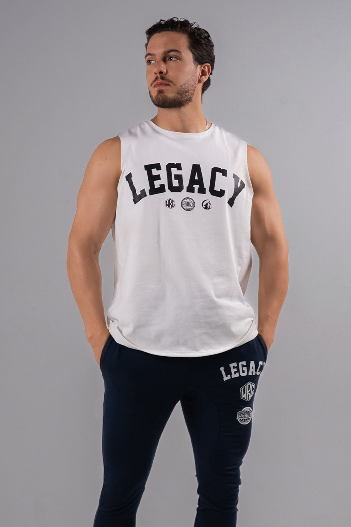 CAMISETA SIN MANGAS LEGACY CREW - IVORY