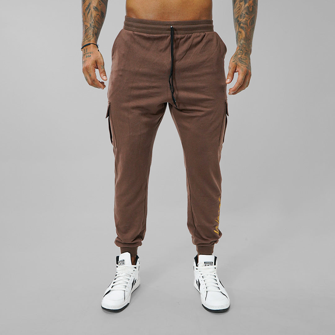 PANTALONES JOGGER SIGNATURE - BROWN