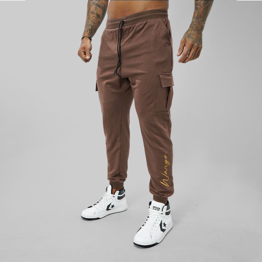 PANTALONES JOGGER SIGNATURE - BROWN