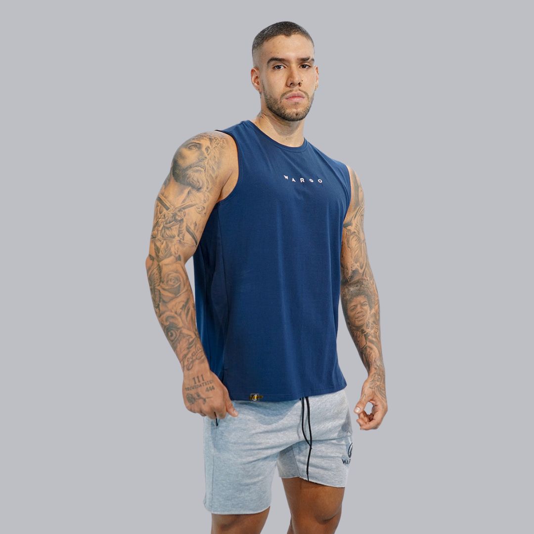 CAMISETA SIN MANGAS LEGACY TANK - BLUE NAVY