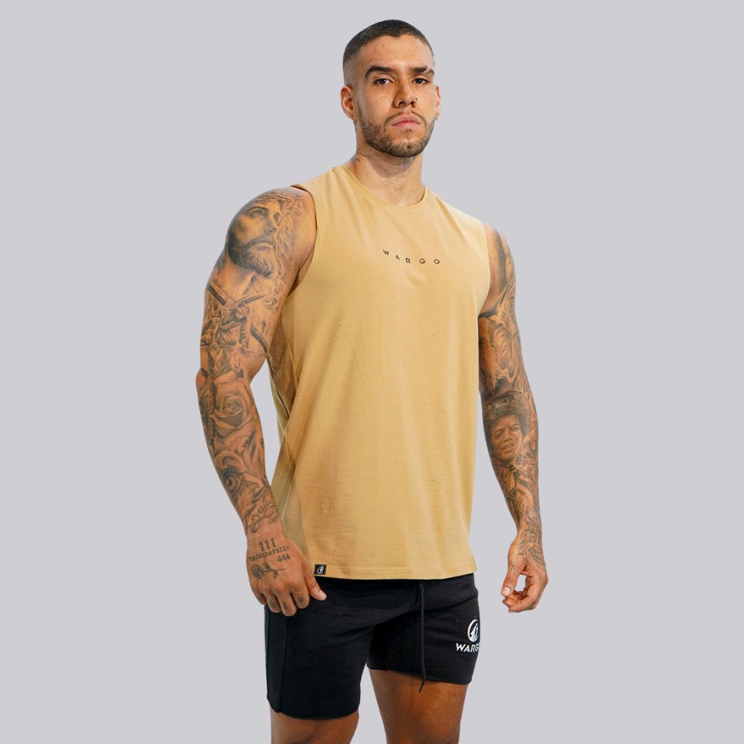 CAMISETA SIN MANGAS LEGACY TANK - BEIGE