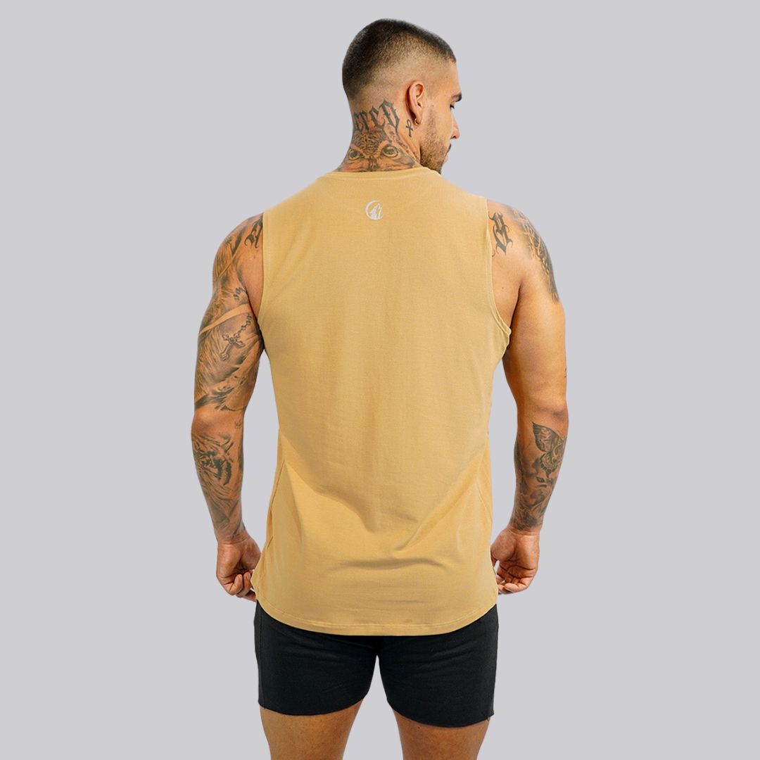 CAMISETA SIN MANGAS LEGACY TANK - BEIGE