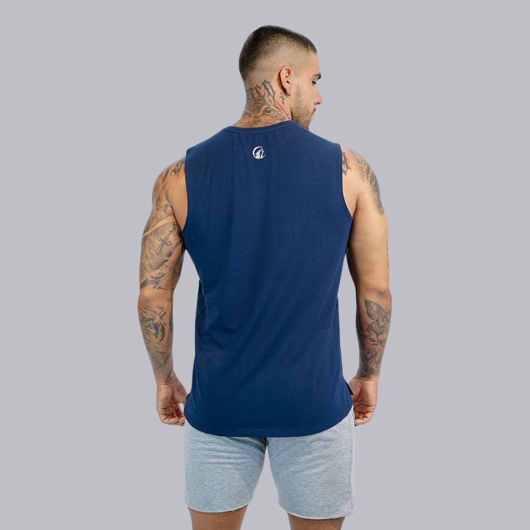 CAMISETA SIN MANGAS LEGACY TANK - BLUE NAVY