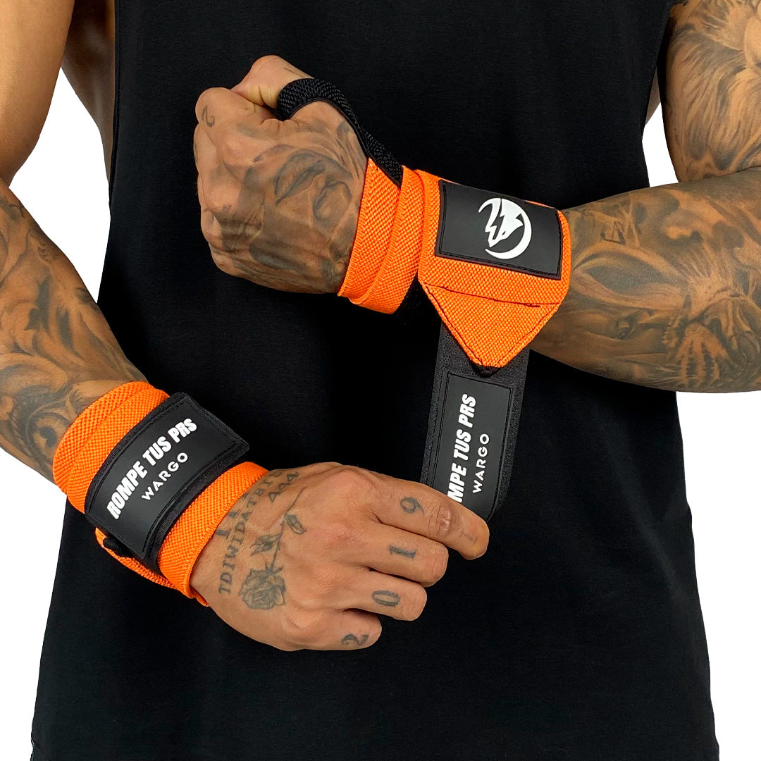 Muñequeras Wrist Wraps con Sujetador de Pulgar para Gym y Crossfit Neg –  Fajas Deportivas NB-FIT