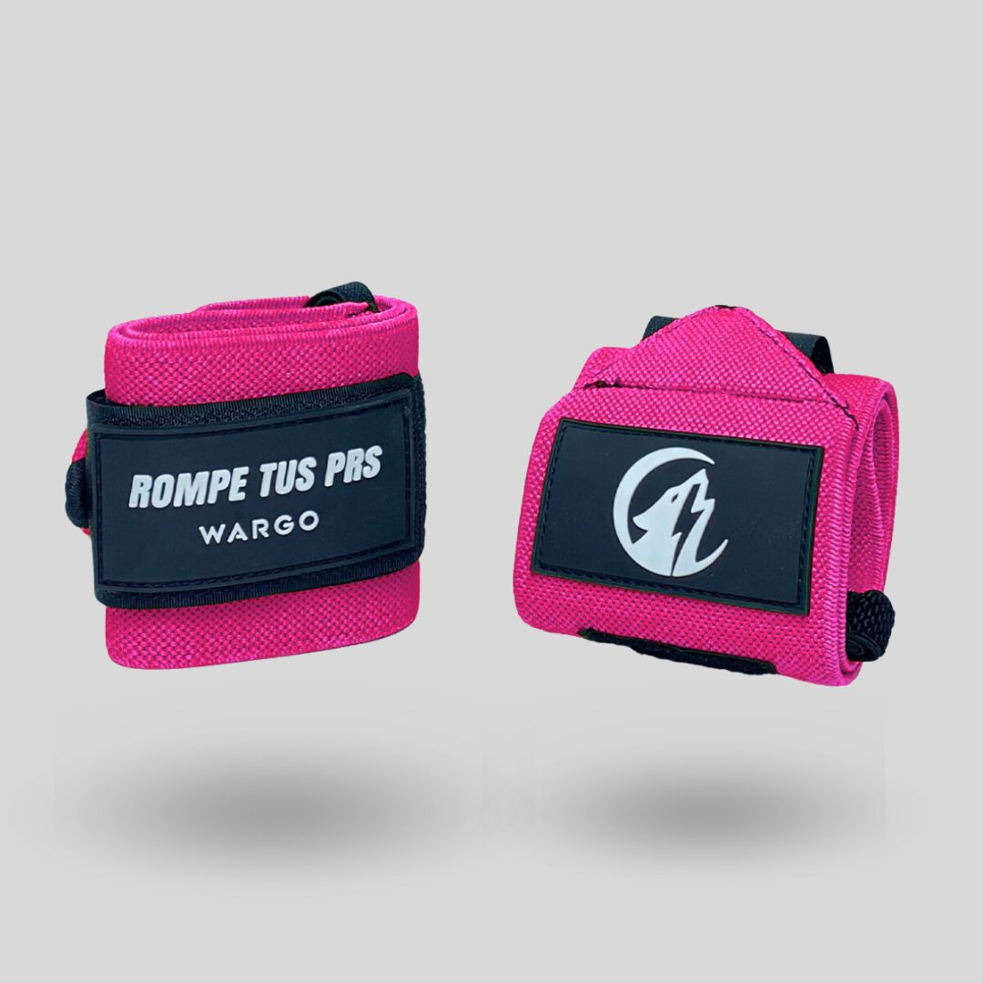 MUÑEQUERAS PARA GYM - NEON FUCSIA