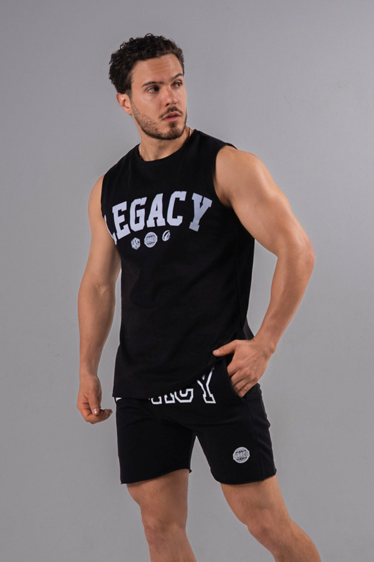 CAMISETA SIN MANGAS LEGACY CREW - BLACK
