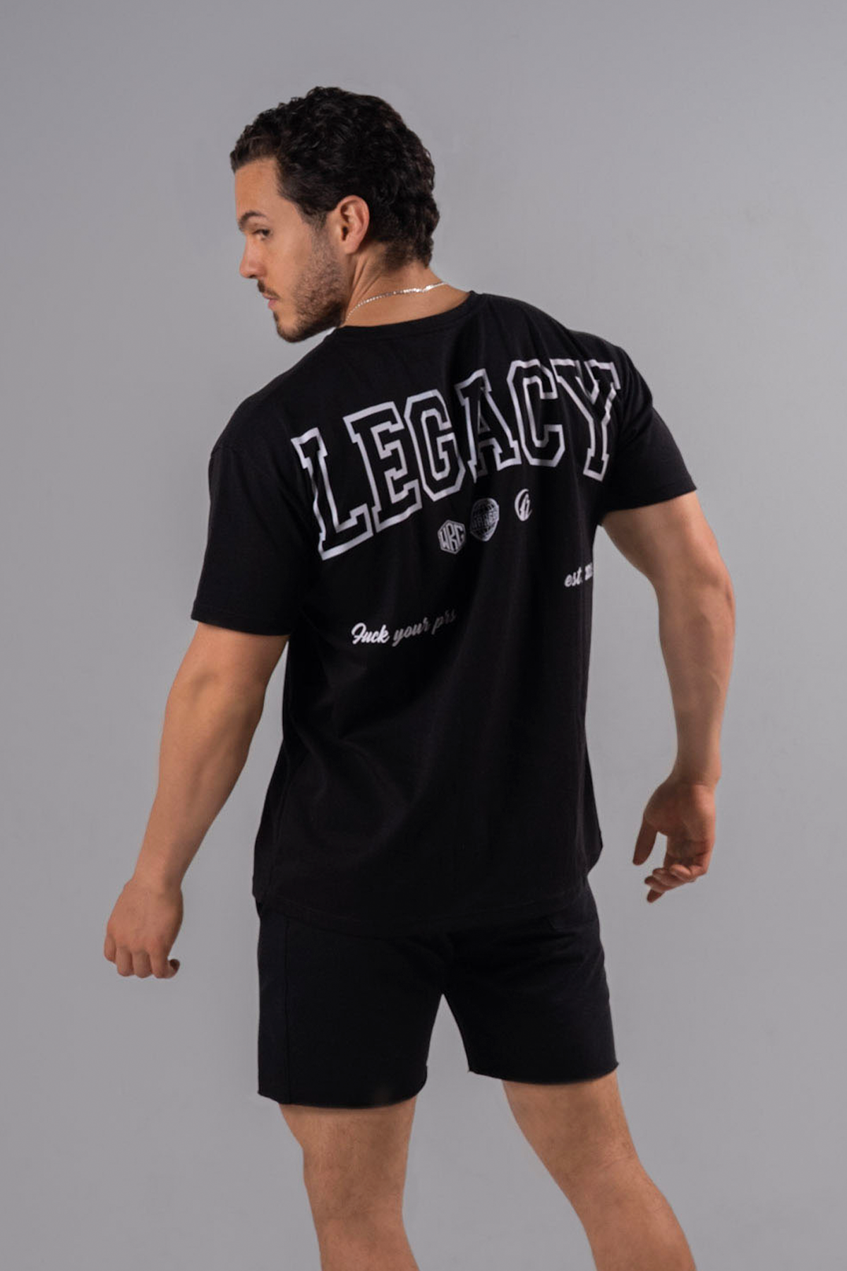 CAMISETA TEE LEGACY CREW - BLACK
