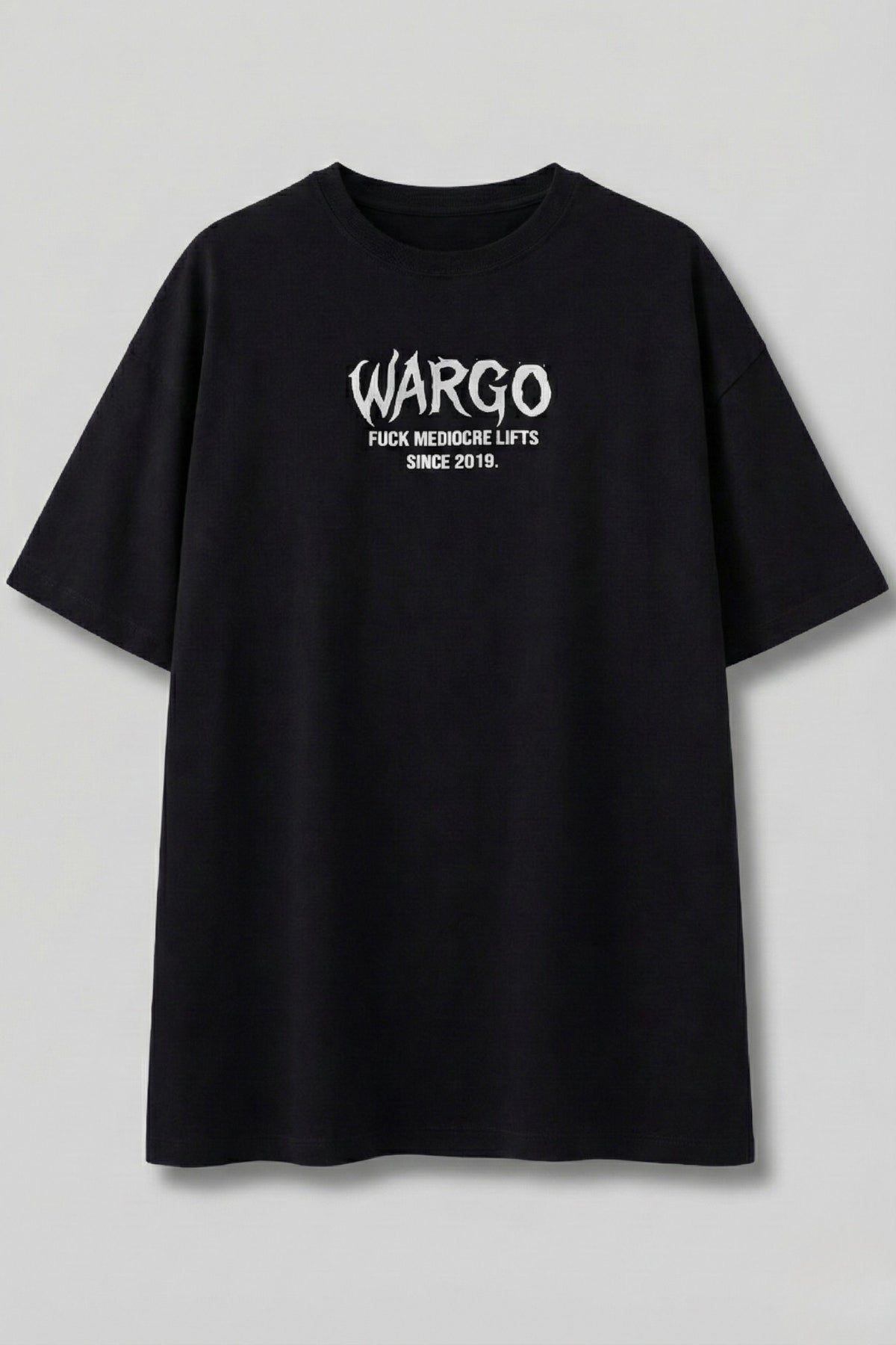 CAMISETA OVERSIZE CALAVERA 12/25 - NEGRO