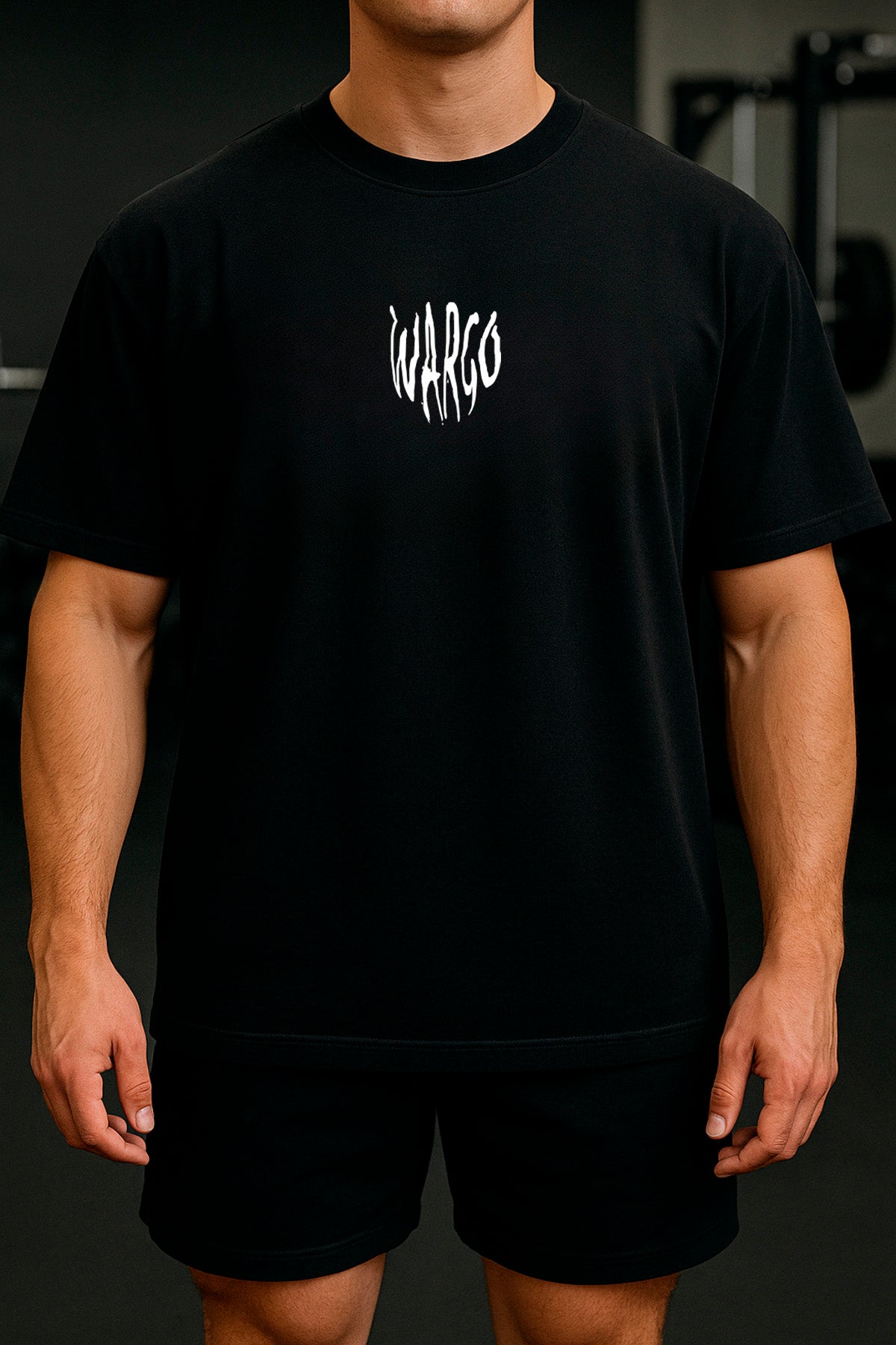 CAMISETA OVERSIZE BAKI - NEGRO