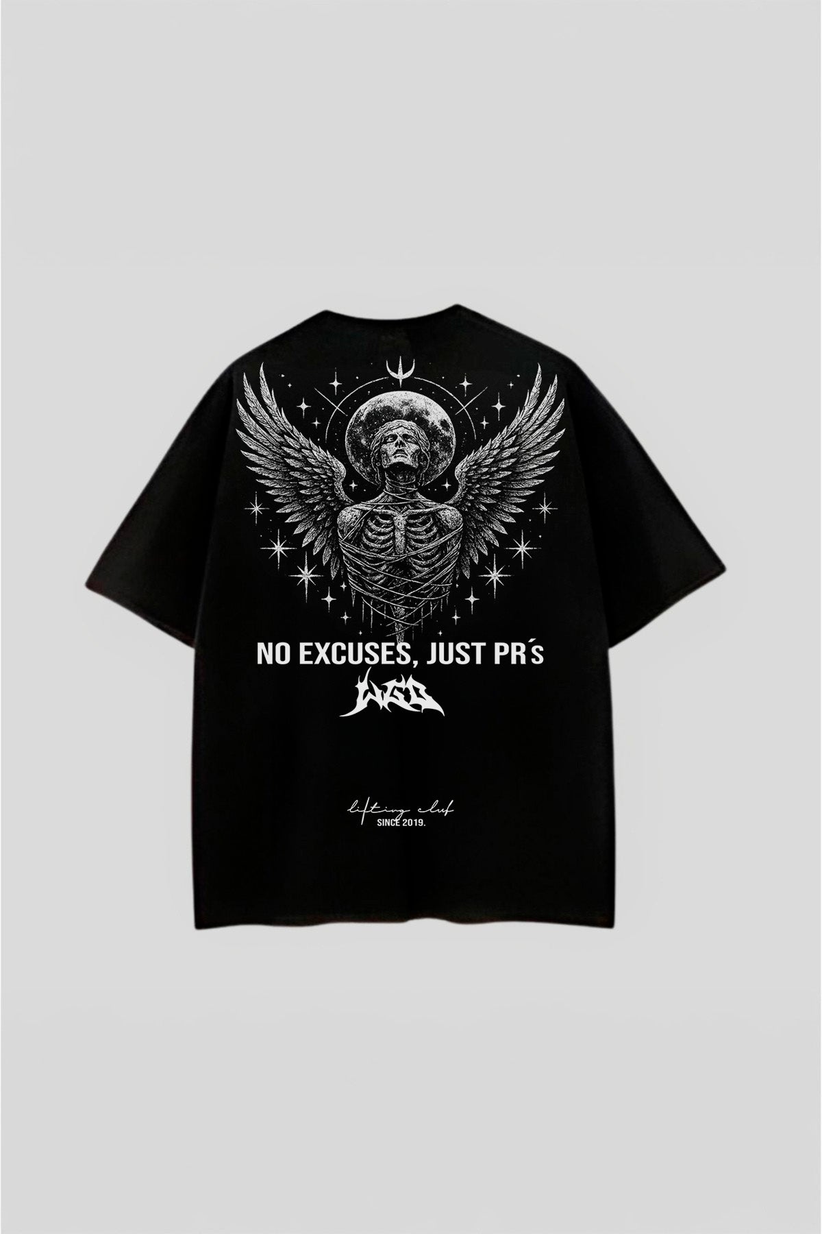 CAMISETA OVERSIZE SAINT ANGELS - NEGRO