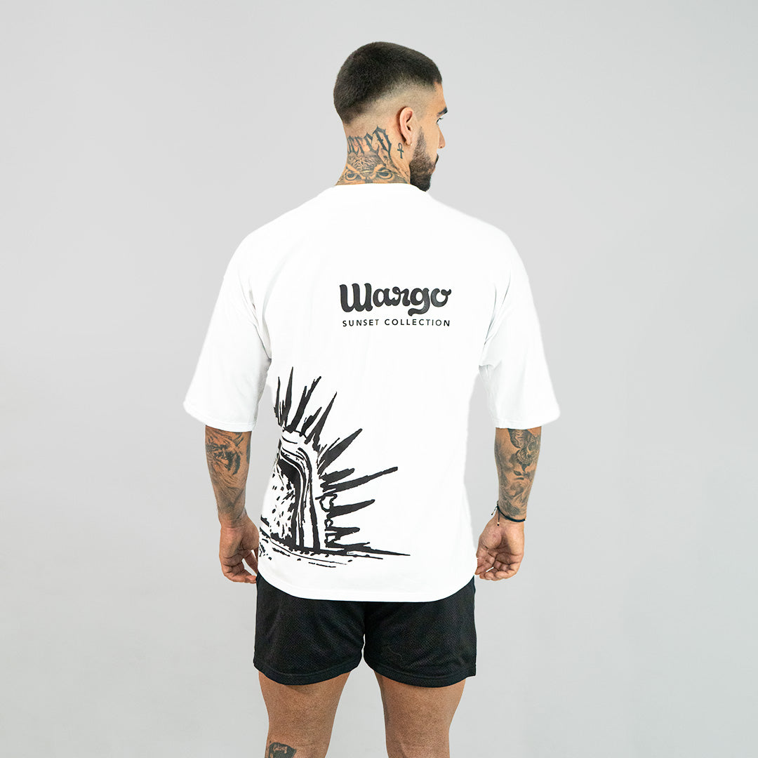 WARGO SUNSET OVERSIZE - BLACK WHITE