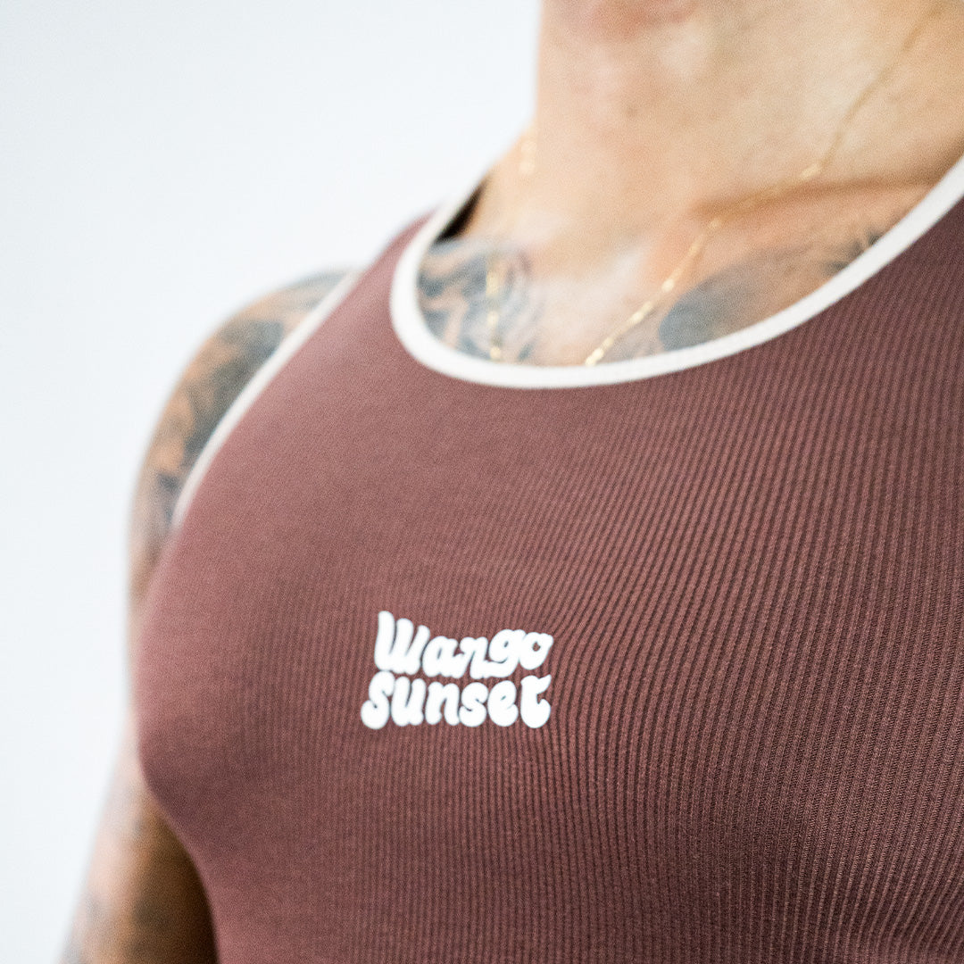 WARGO SUNSET TANK RIB - BROWN