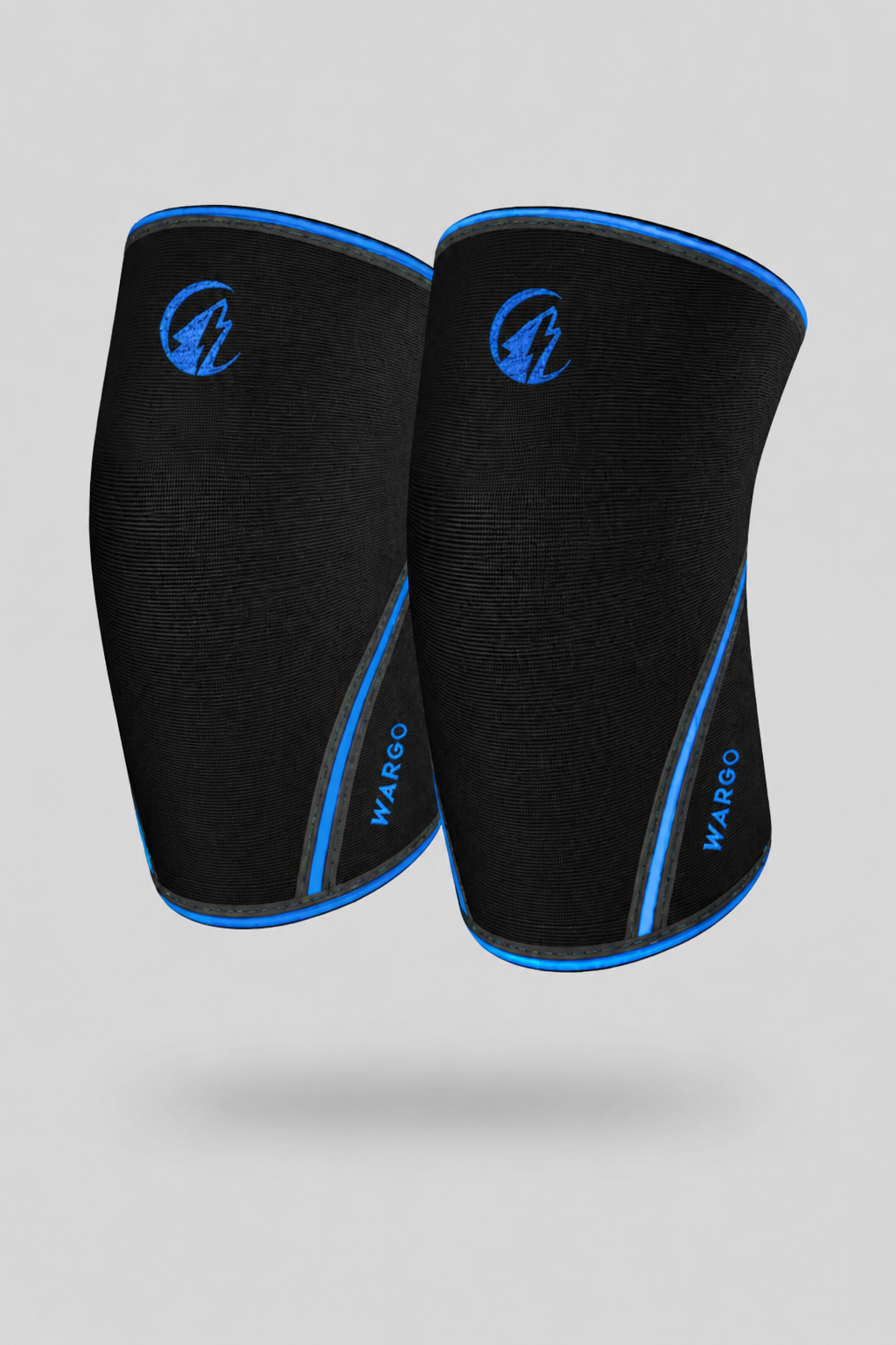 RODILLERAS 7 MM GYM - NEGRO/AZUL