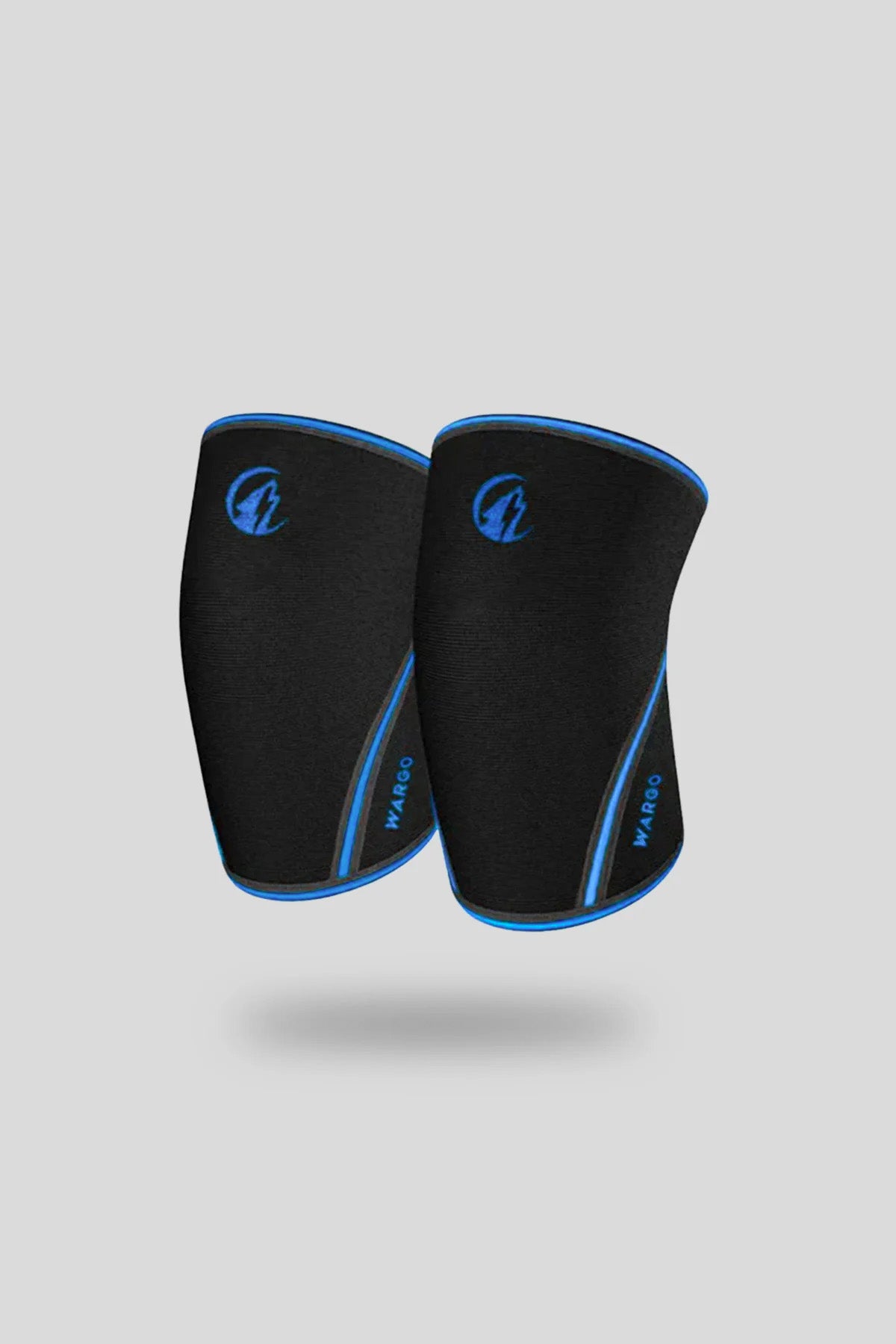 RODILLERAS PARA GYM 7 MM - BLACK BLUE STRIPE