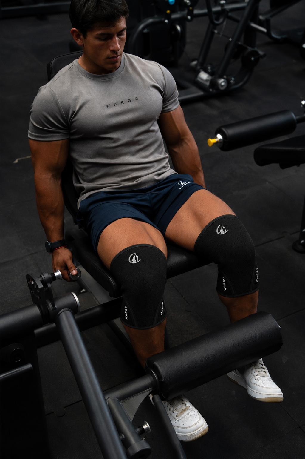 RODILLERAS 7 MM GYM - NEGRO