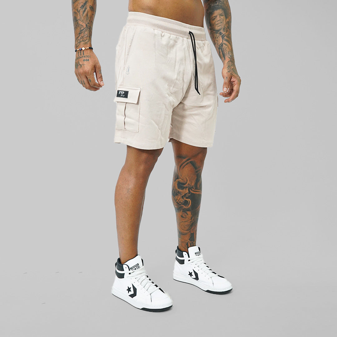 PANTALONES SIGNATURE SHORTS HOMBRE - CREMA