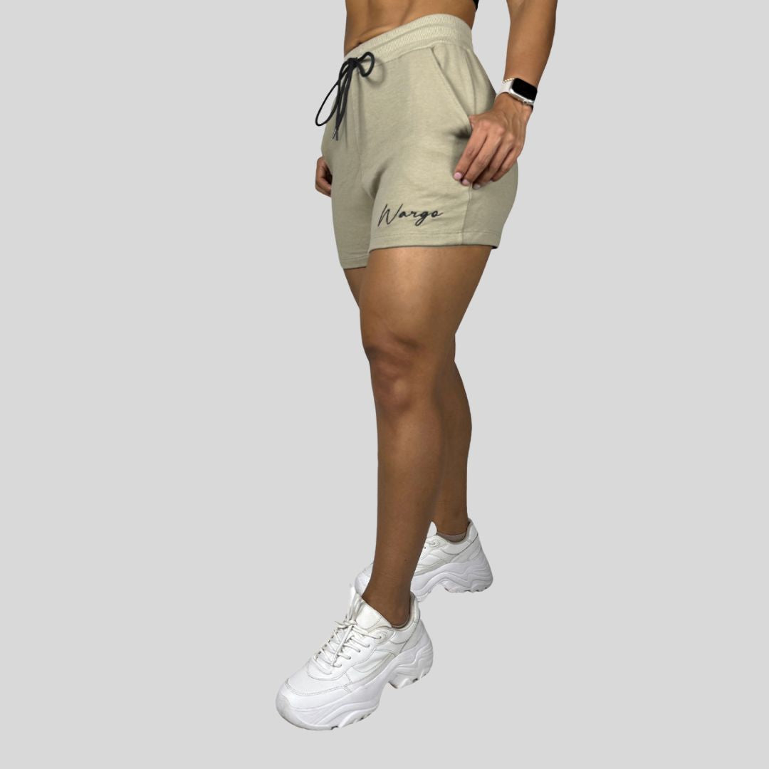 WARGO SIGNATURE WOMENS SHORTS - CREMA