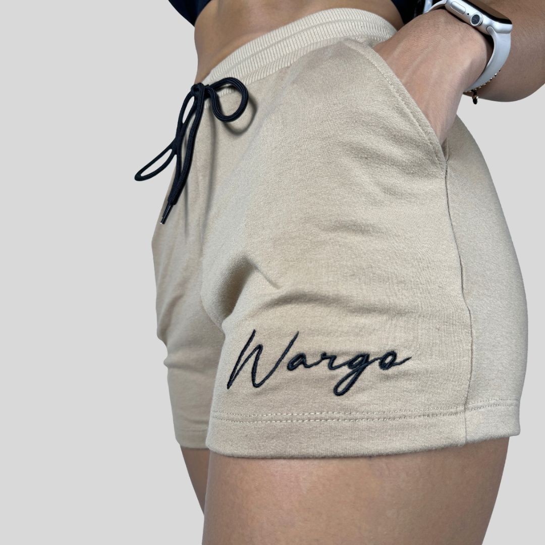 WARGO SIGNATURE WOMENS SHORTS - CREMA