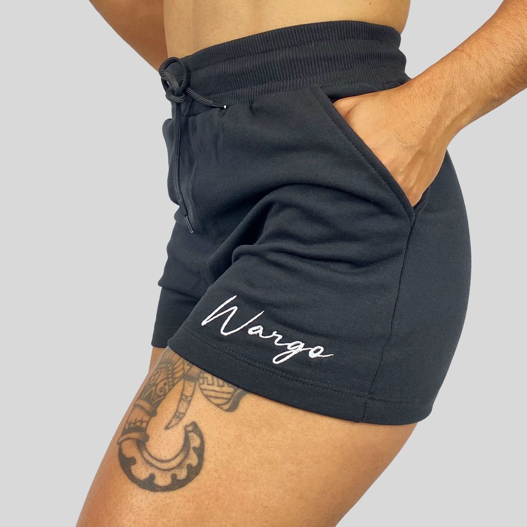 WARGO SIGNATURE WOMENS SHORTS - NEGRO