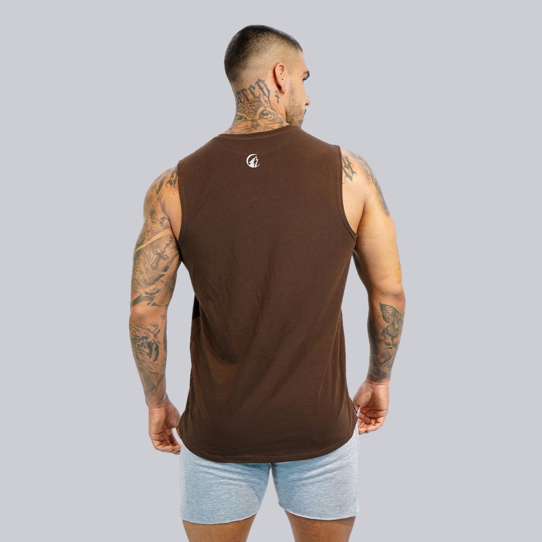 CAMISETA SIN MANGAS LEGACY TANK - BROWN