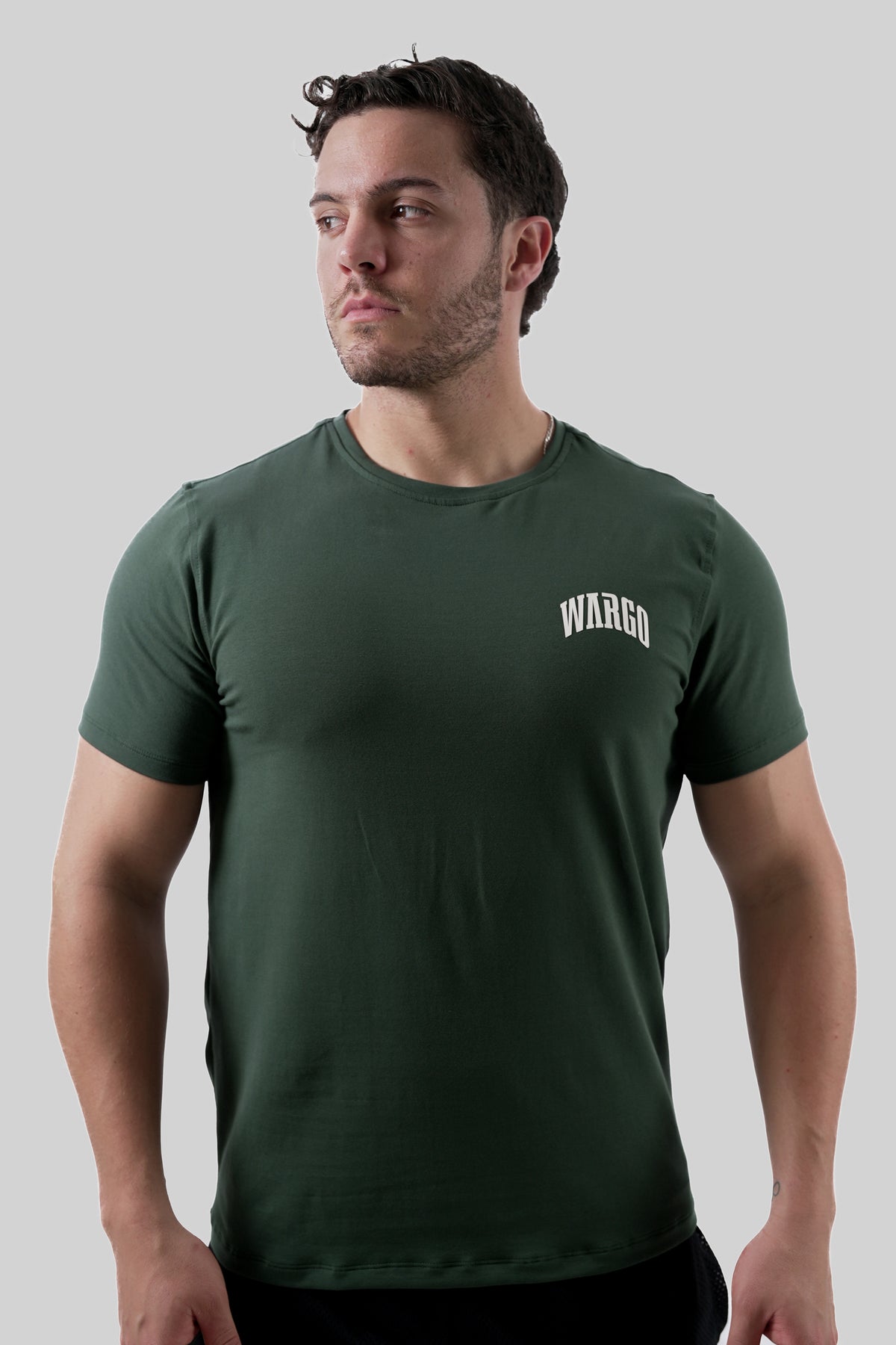 Slim Tee Verde Militar para Gym | 12/25 Drop Wargo