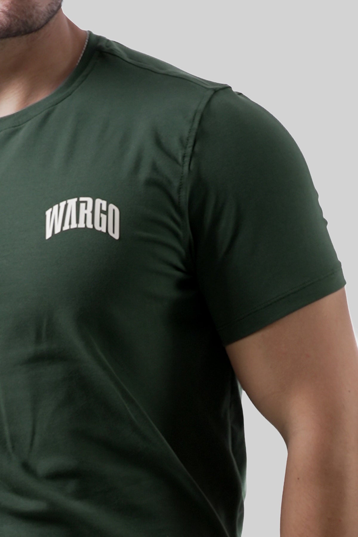 Slim Tee Verde Militar para Gym | 12/25 Drop Wargo