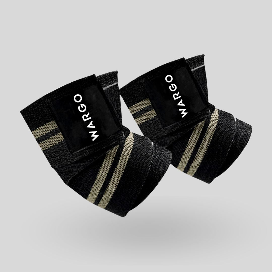 VENDAS CODO PARA GYM - GRAY STRIPE